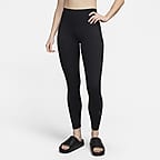 Black high waisted nike leggings best sale